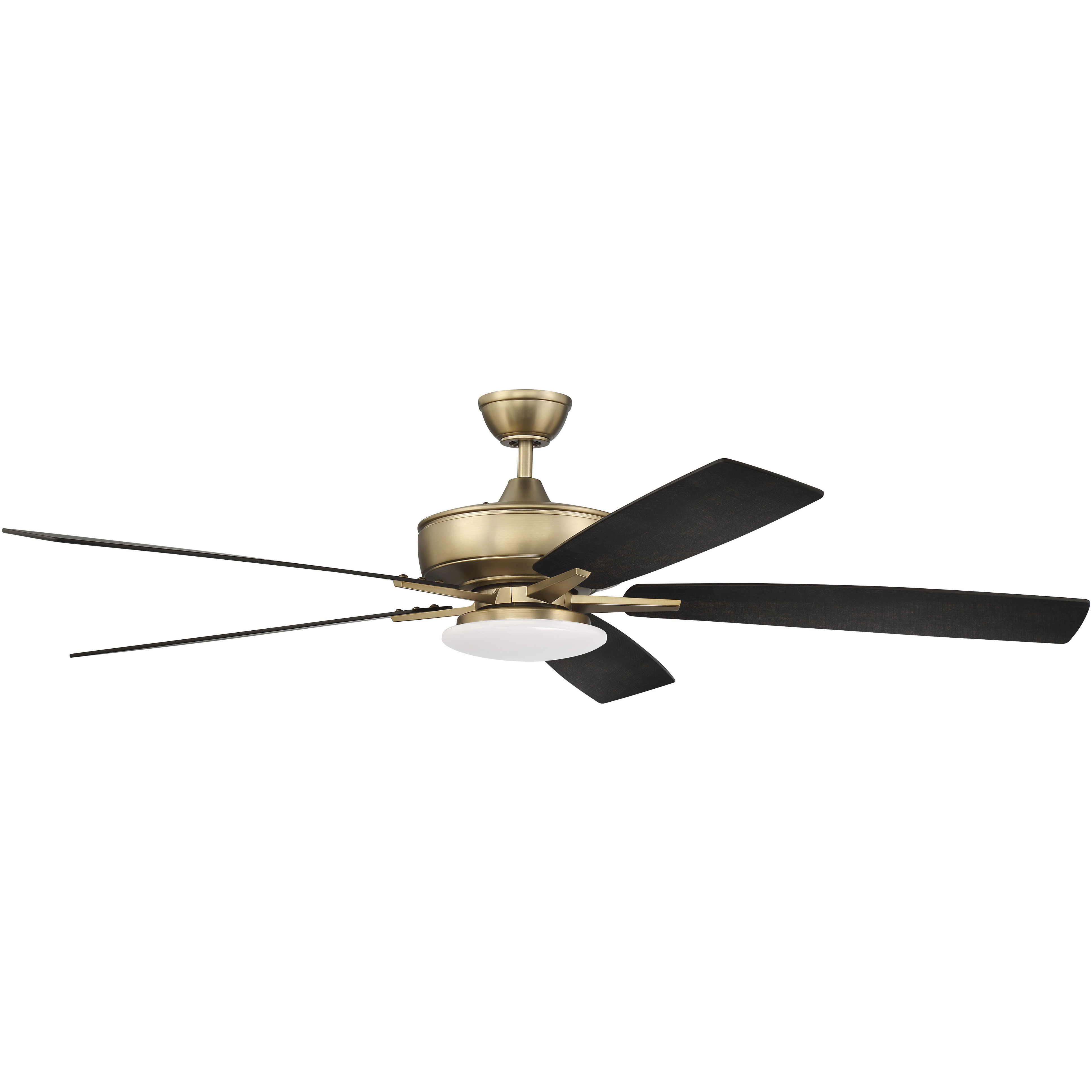 Craftmade S112SB5-60BWNFB Super Pro 112 60 inch Satin Brass with