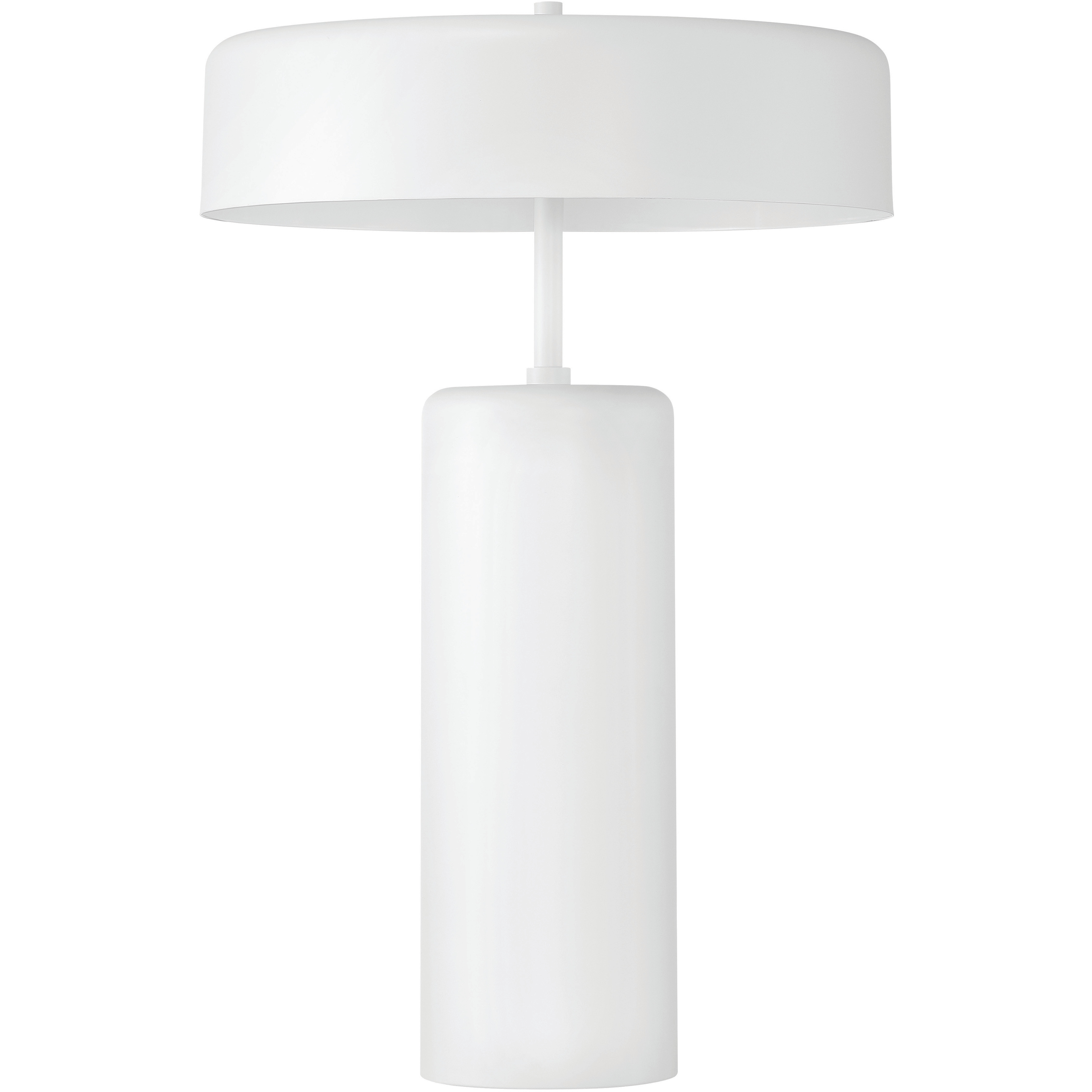 Bejamin 22.99 inch 60 watt White Table Lamp Portable Light