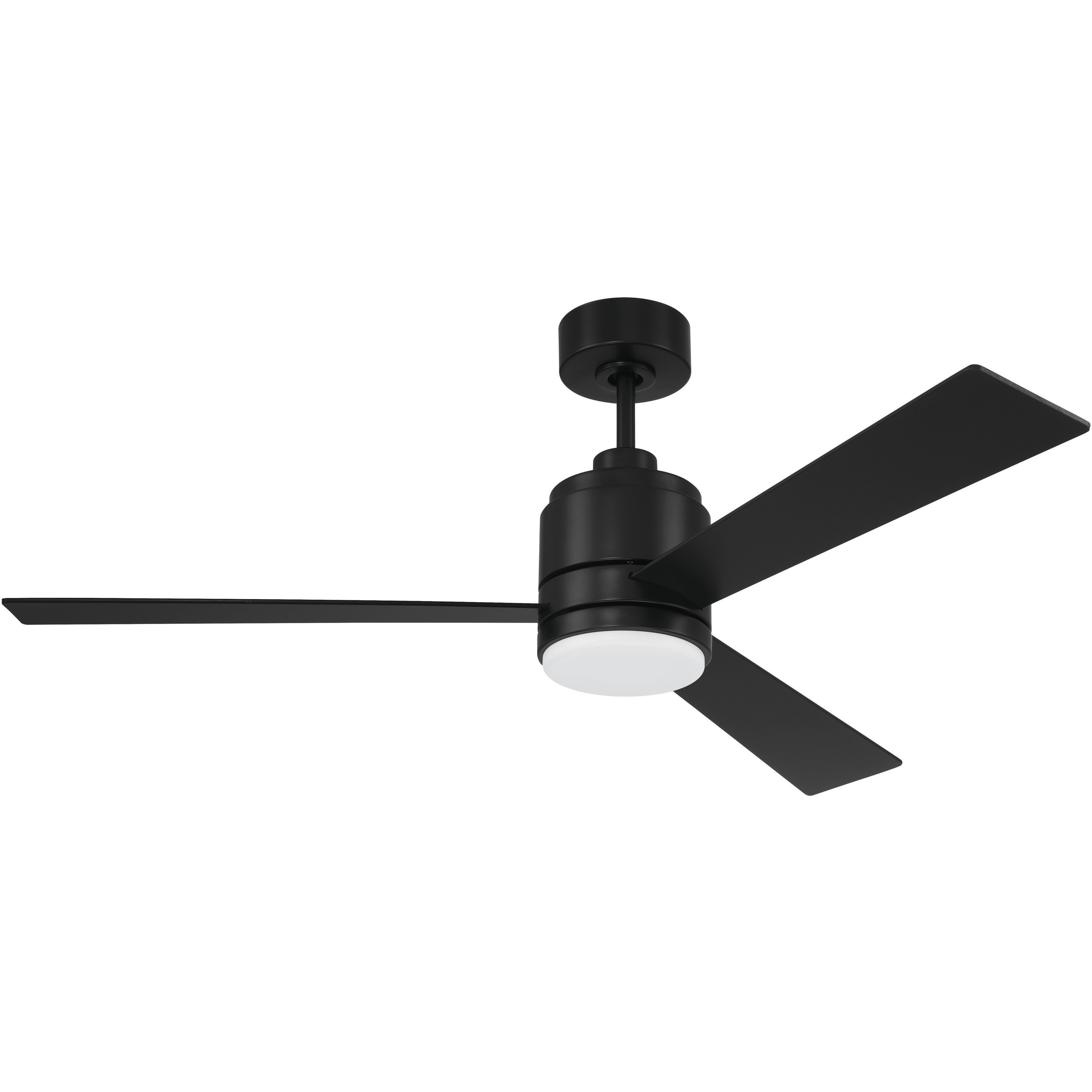 Craftmade MCY52FB3 McCoy 52 inch Flat Black Ceiling Fan