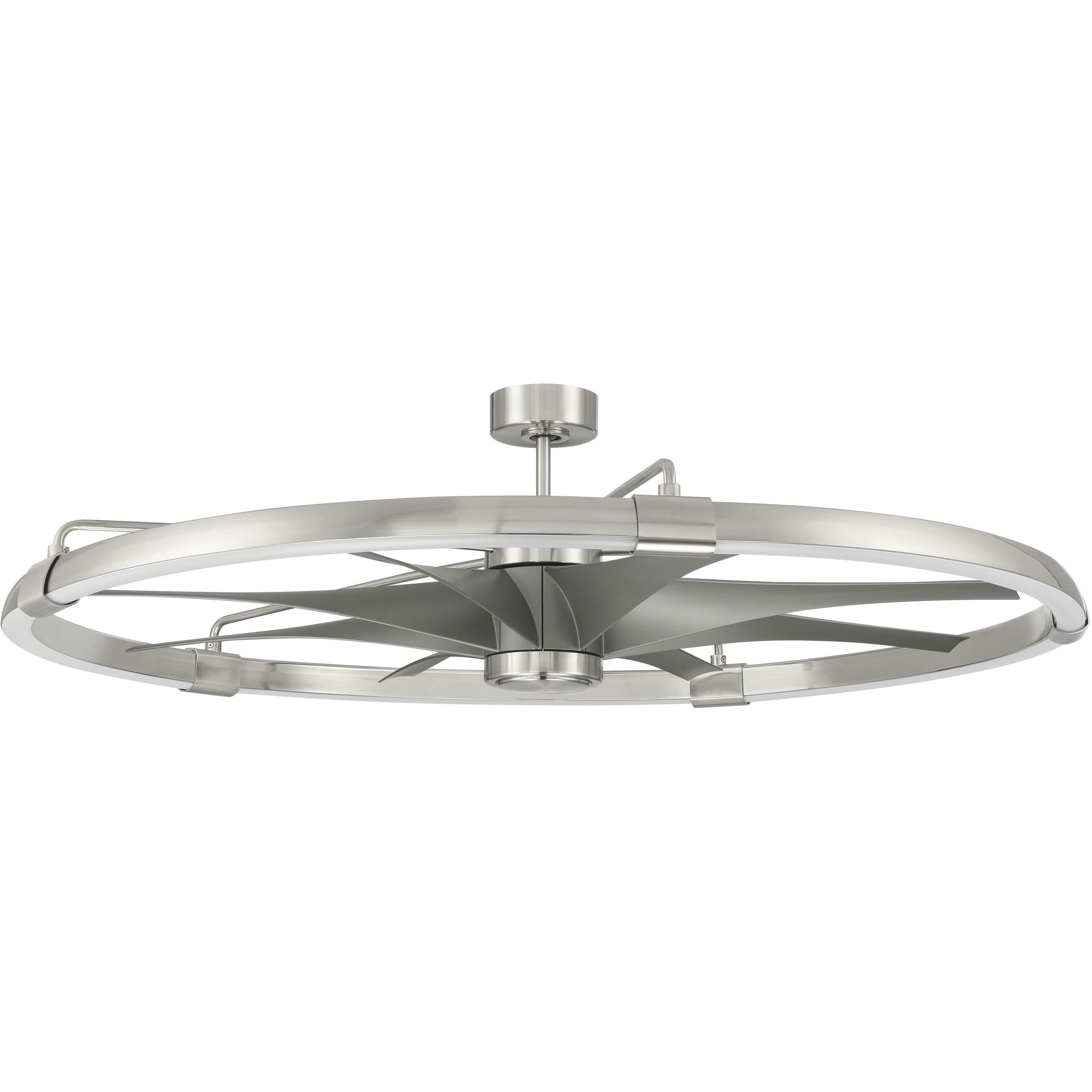 Craftmade AXL57BNK8 Axel 52 inch Brushed Polished Nickel with