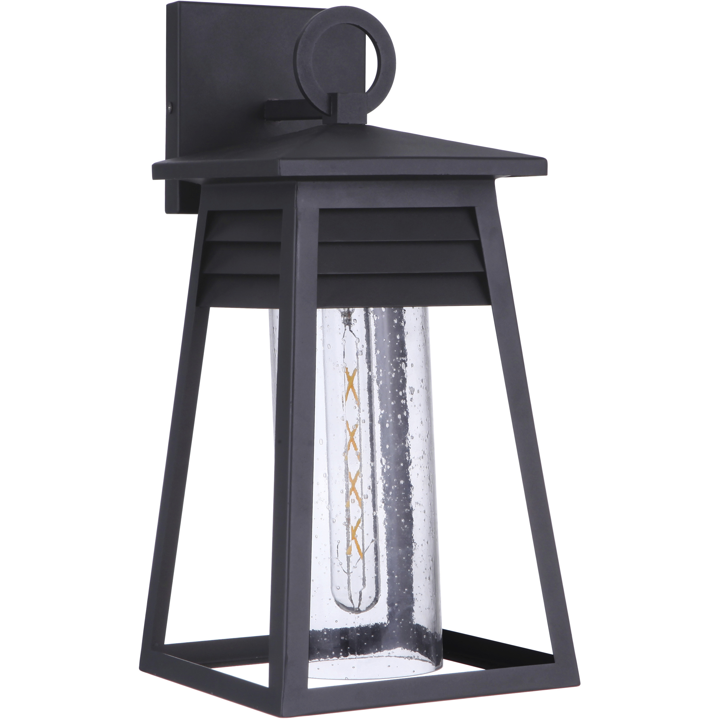 Becca 1 Light 16 inch Textured Black Outdoor Wall Mount