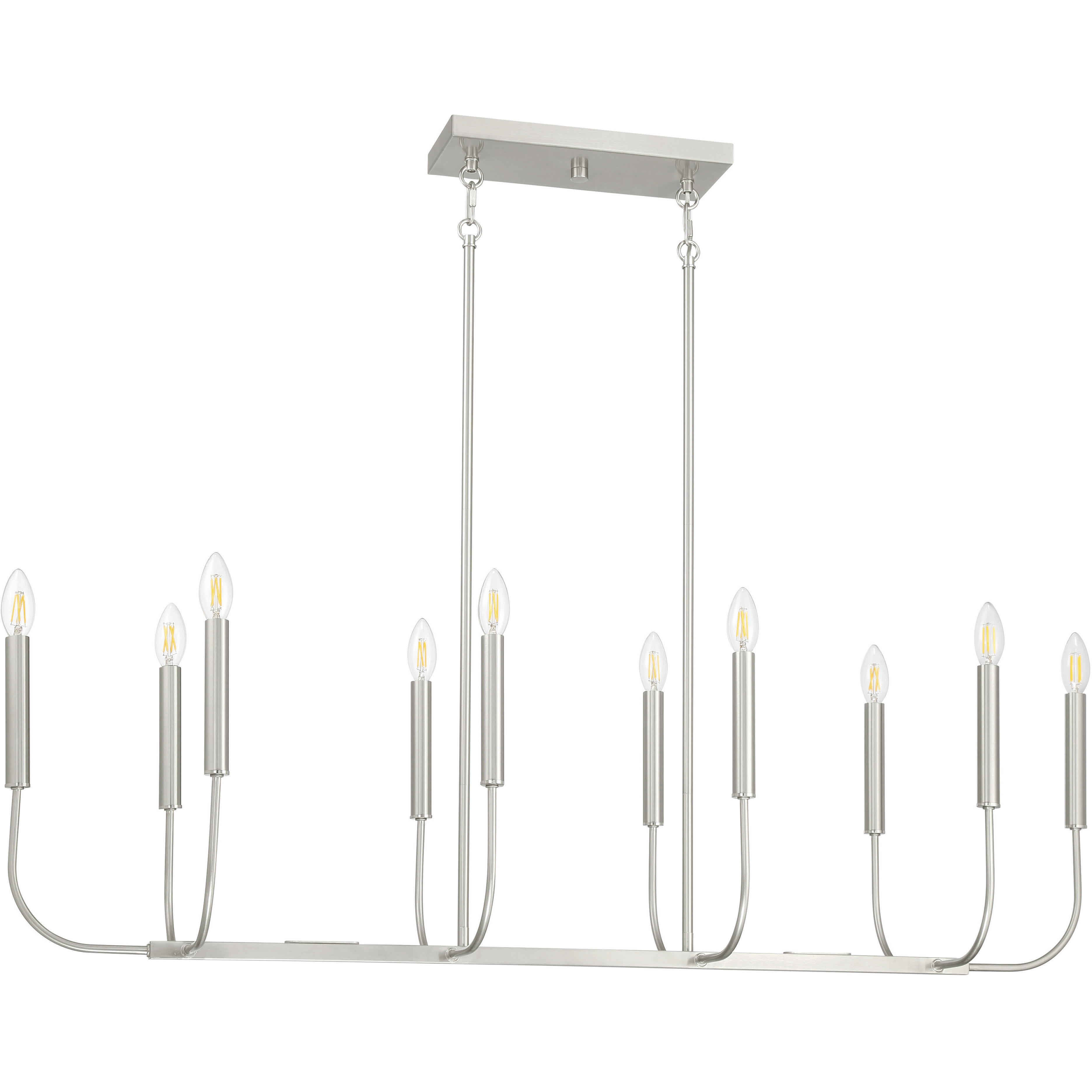 Traci Island Light Ceiling Light in Brushed Polished Nickel