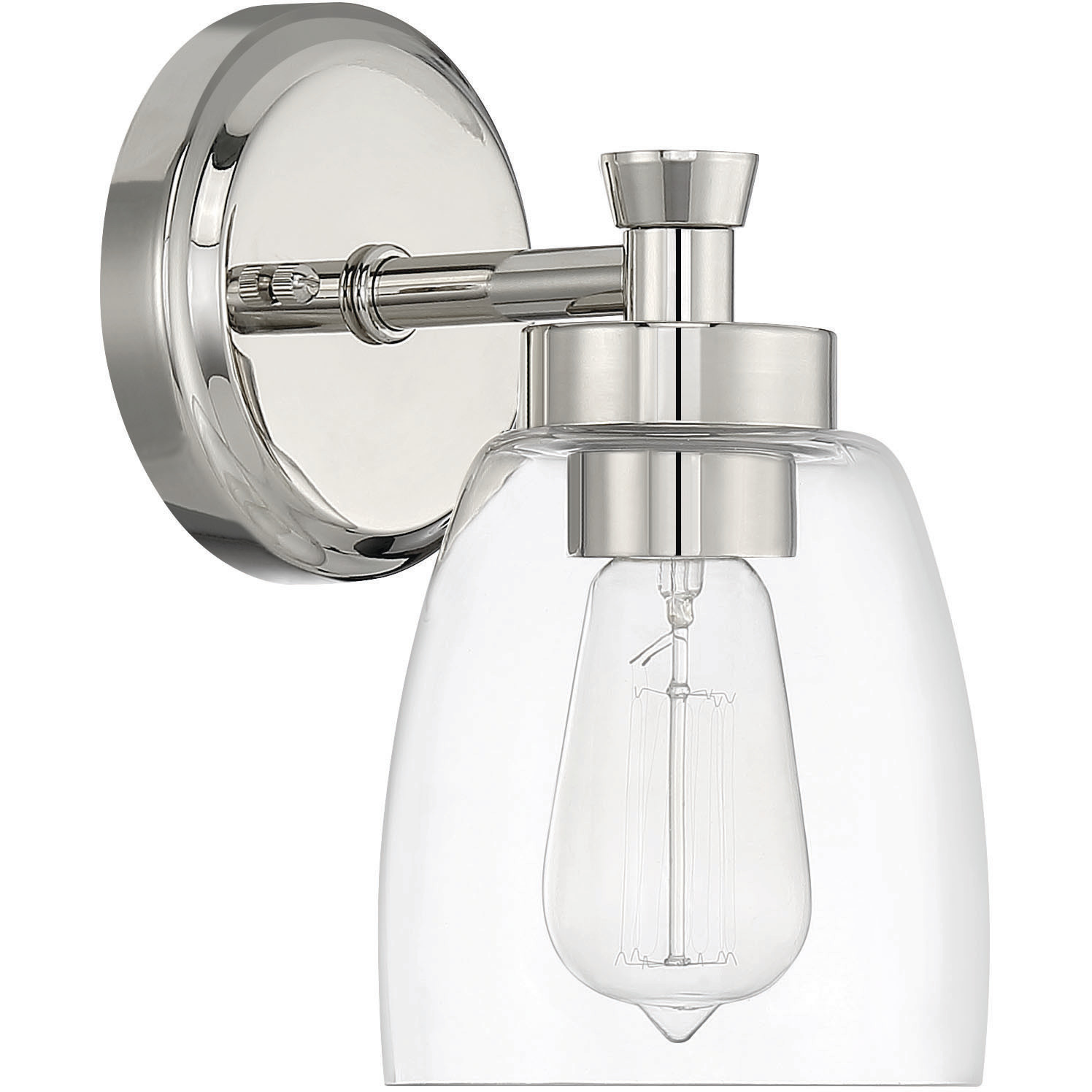 Henning 1 Light 5.12 inch Polished Nickel Wall Sconce Wall Light