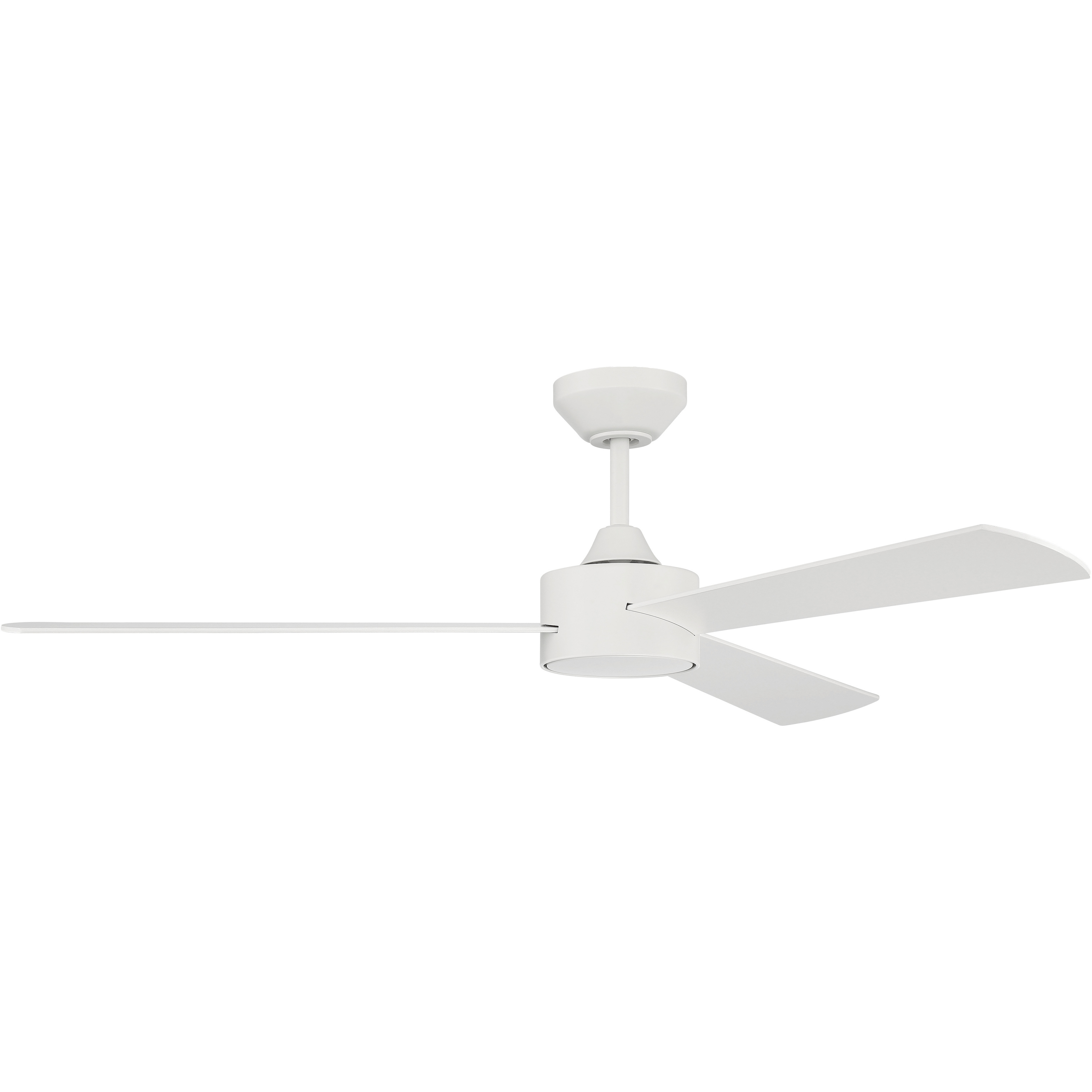 Craftmade PRV52MWW3 Provision 52 inch Matte White with White/White