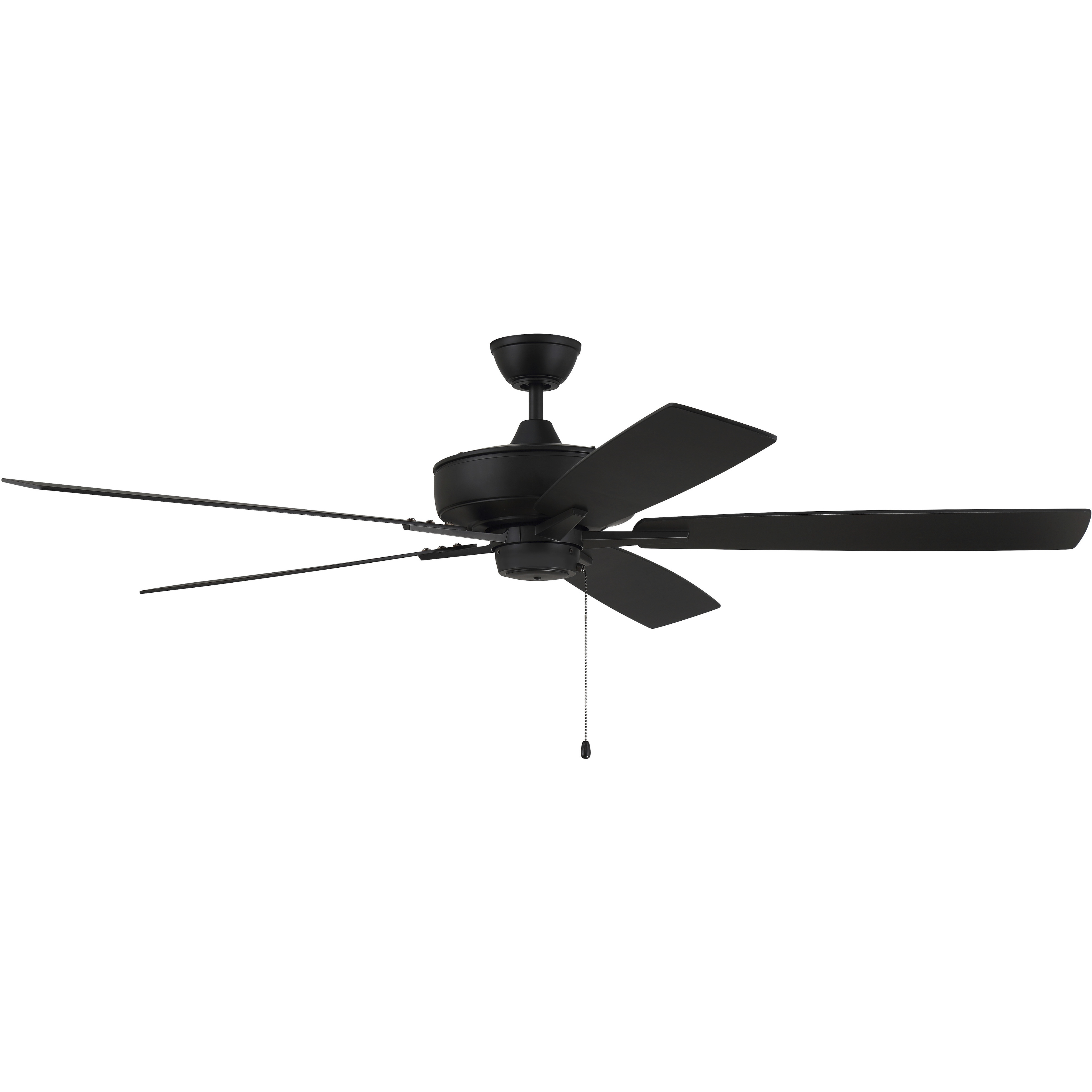 Craftmade S60FB5-60FBGW Super Pro 60 inch Flat Black with Flat
