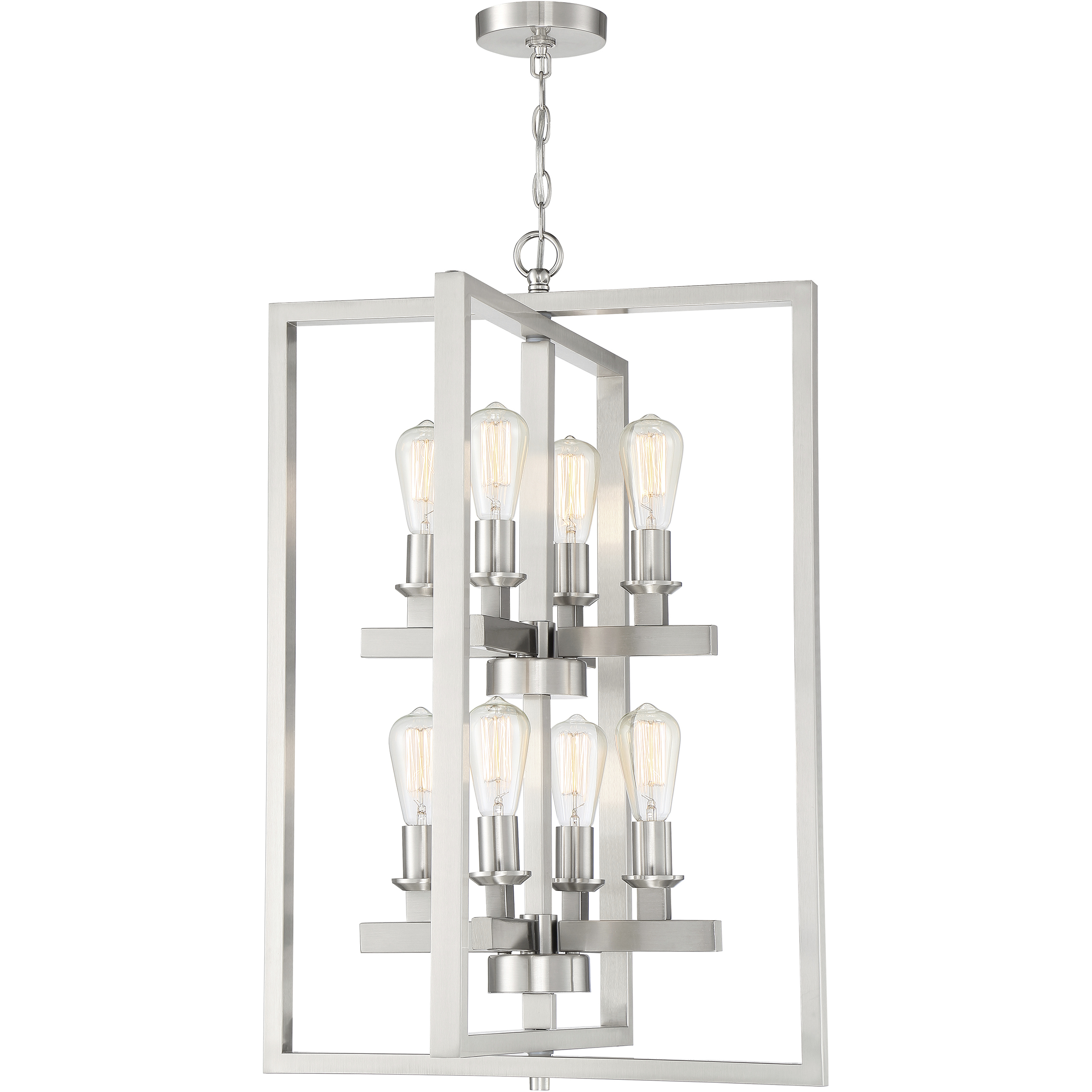 Craftmade 53138-BNK Neighborhood Chicago 8 Light 22 inch