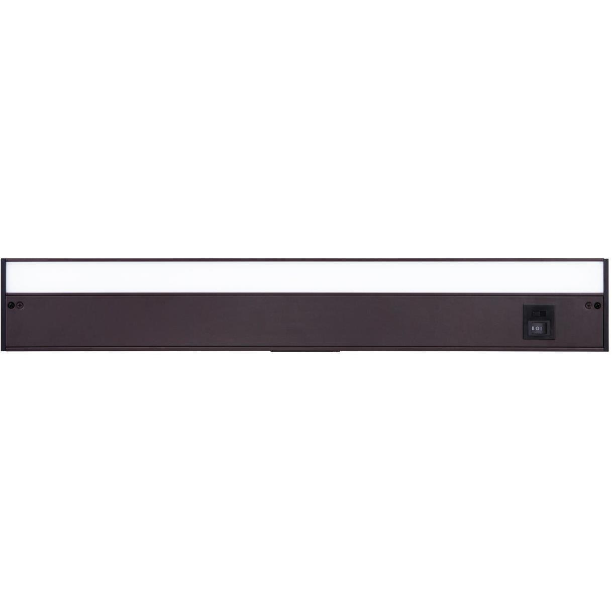 3-in-1 120/60 LED 24 inch Bronze Undercabinet Light Bar