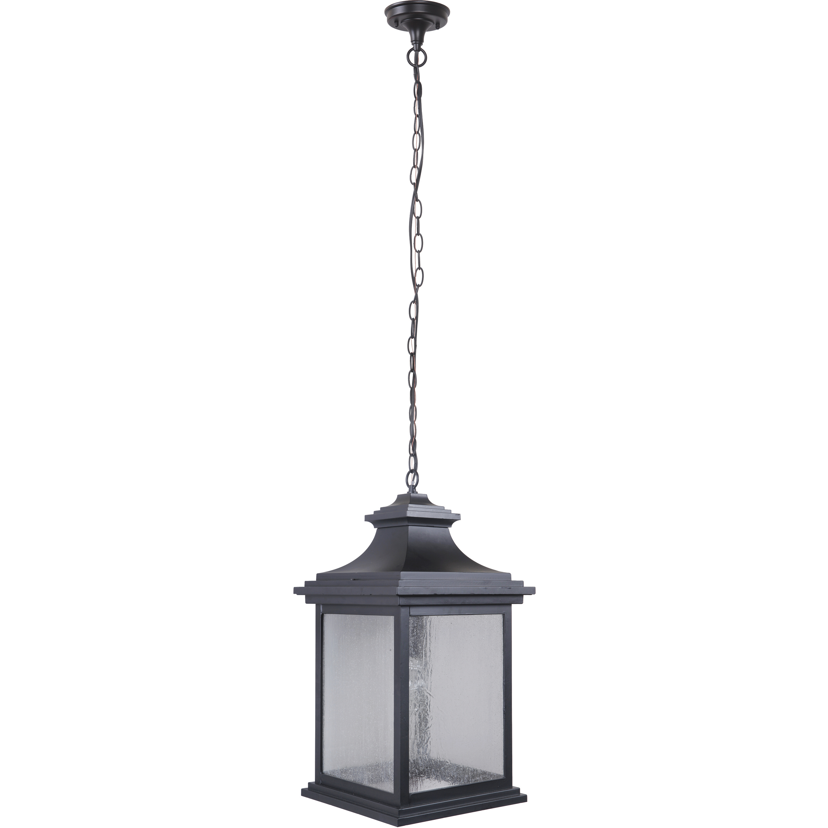 Craftmade Z3221-MN Gentry 1 Light 12 inch Midnight Outdoor Pendant