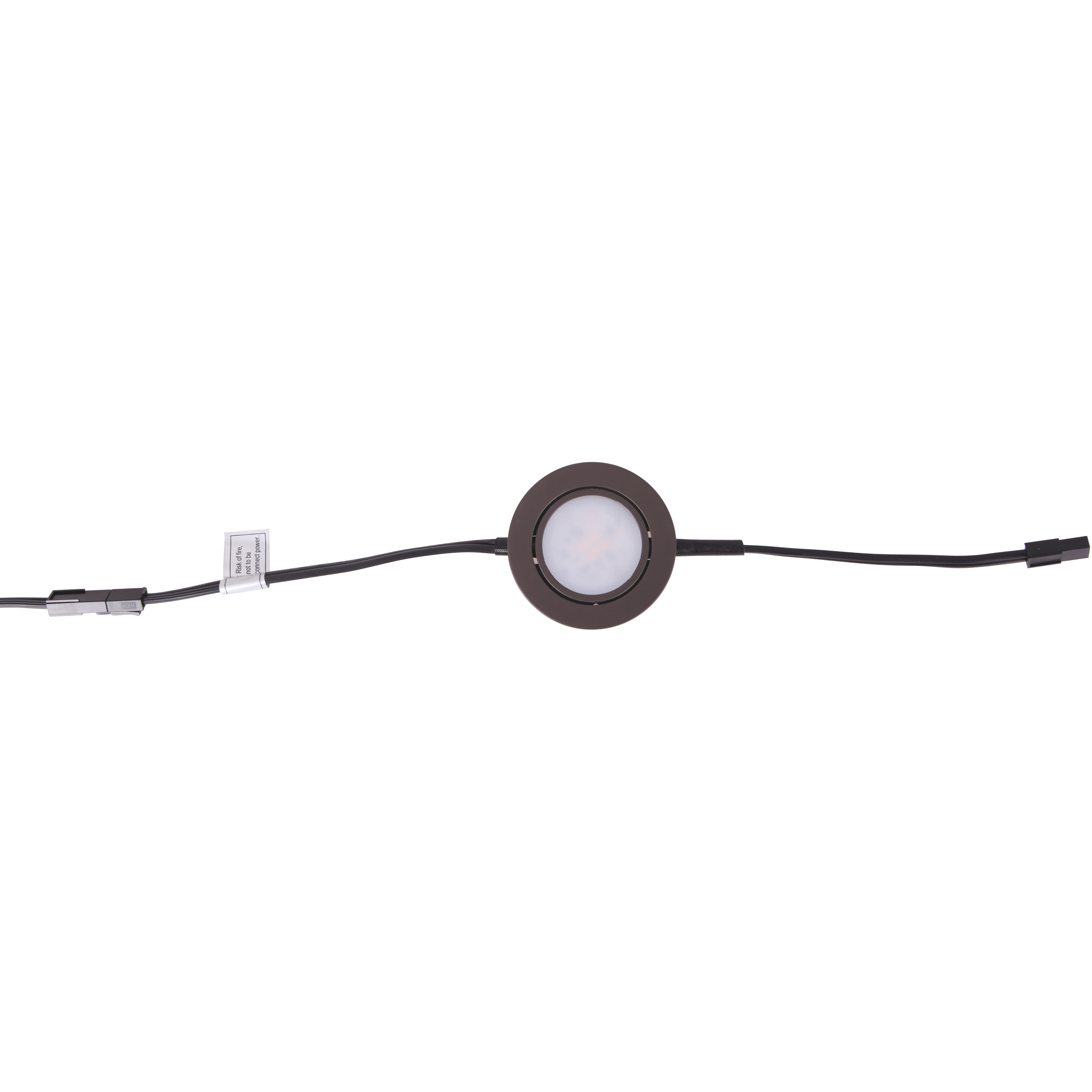 Low Profile 120 LED 2.75 inch Bronze Under Cabinet Puck