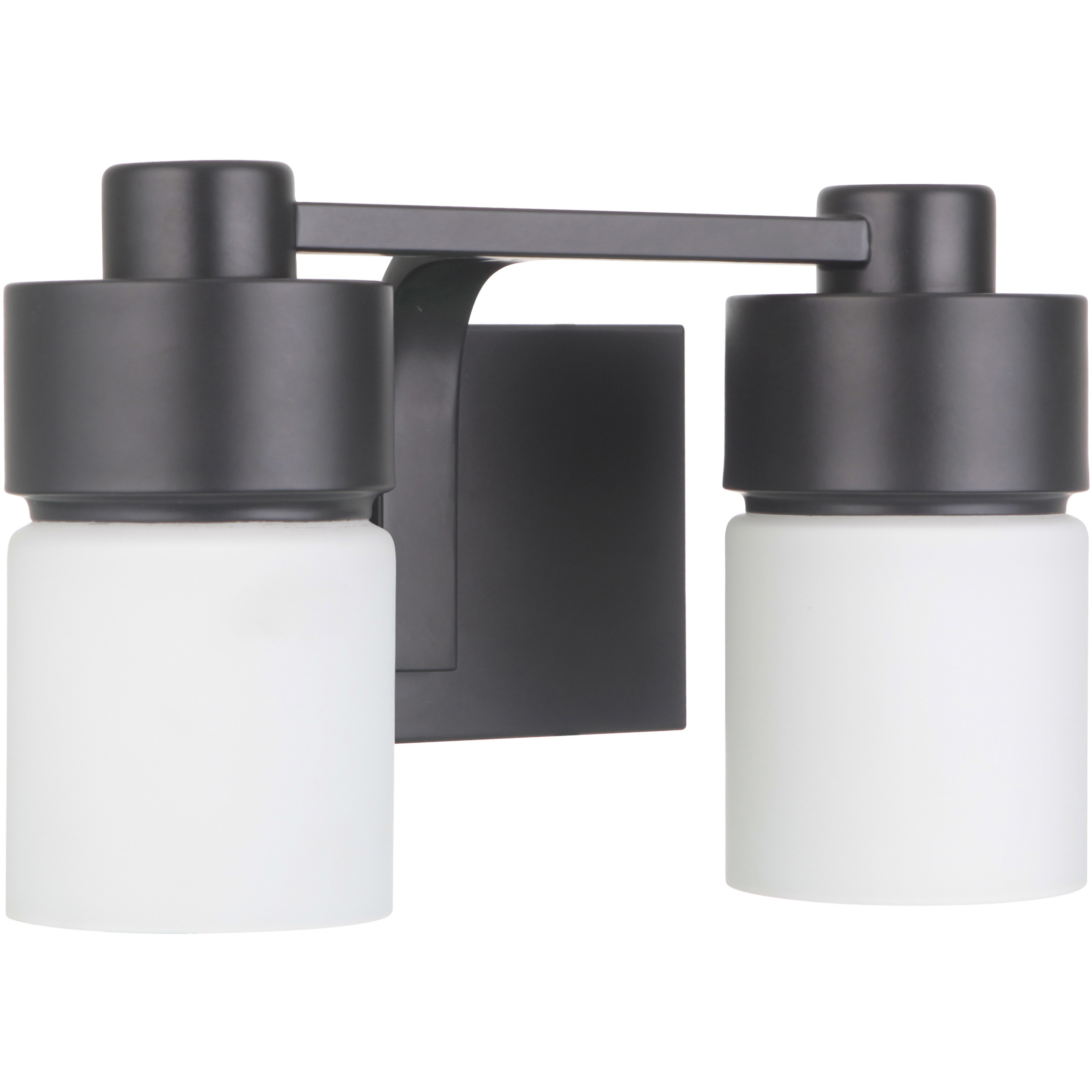 Neighborhood District 2 Light 14 inch Flat Black Vanity Light Wall Light