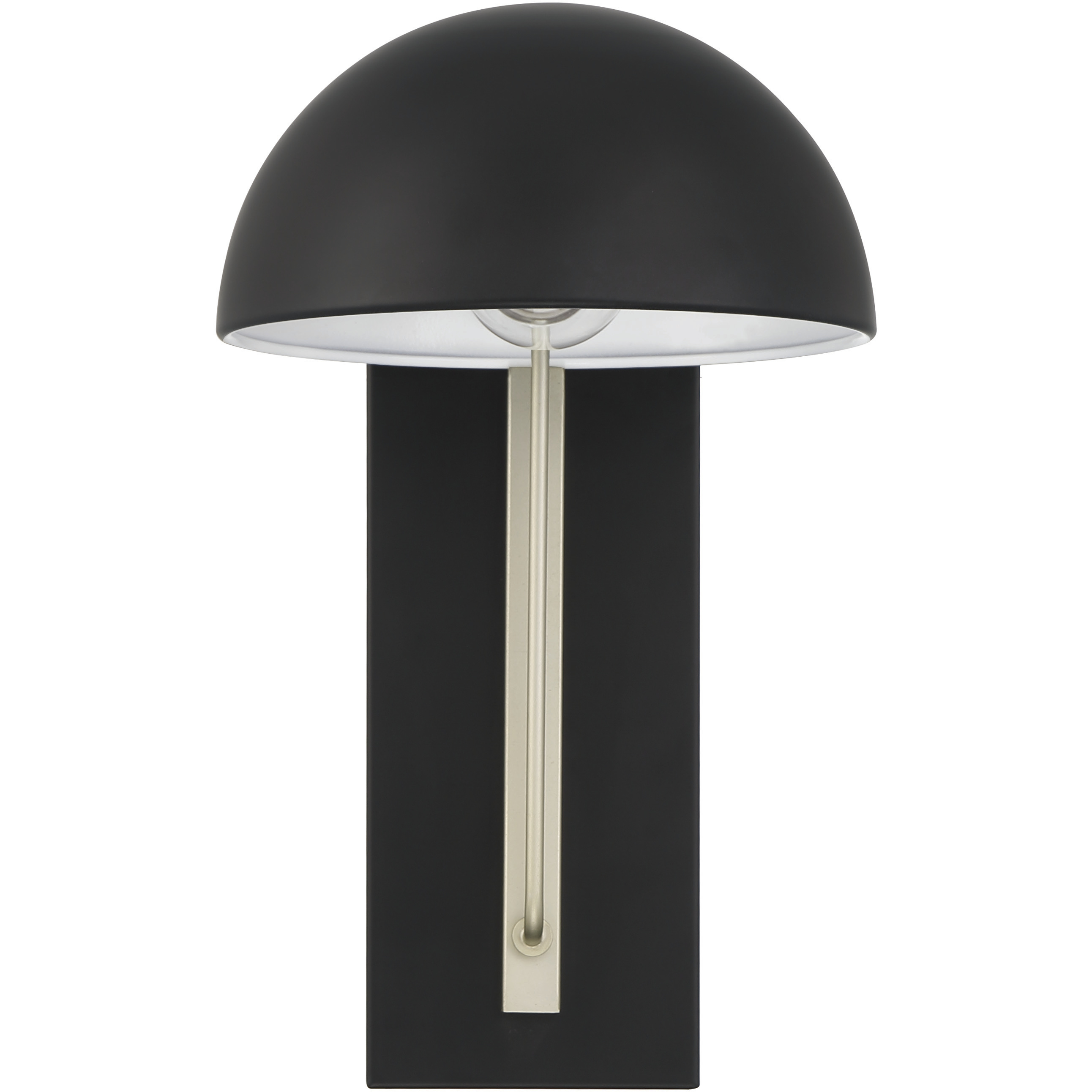 Kahn 1 Light 8.5 inch Midnight and Satin Aluminum Outdoor Lantern