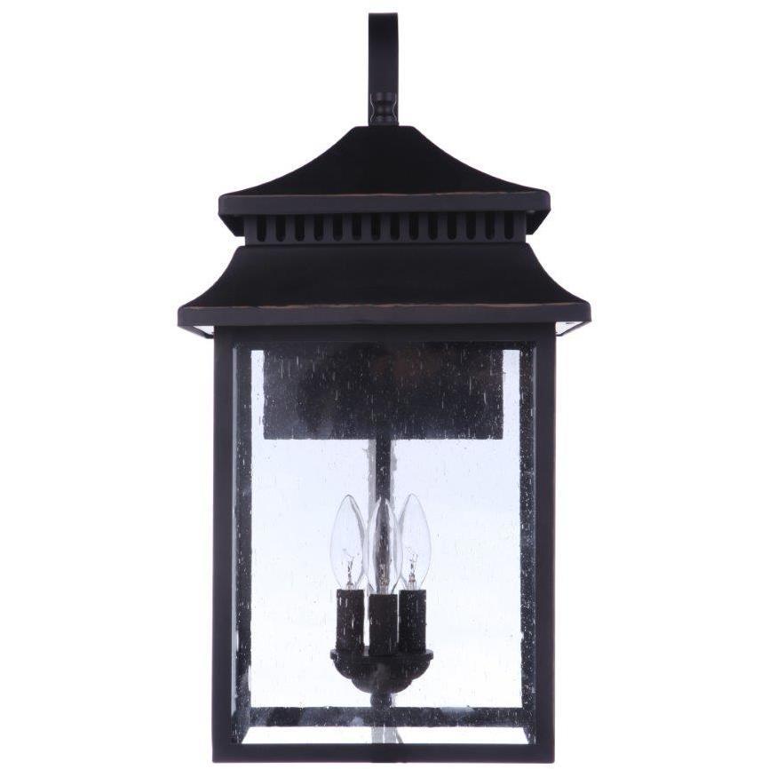 Craftmade ZA3134-TB Crossbend 3 Light 24 inch Textured Matte Black