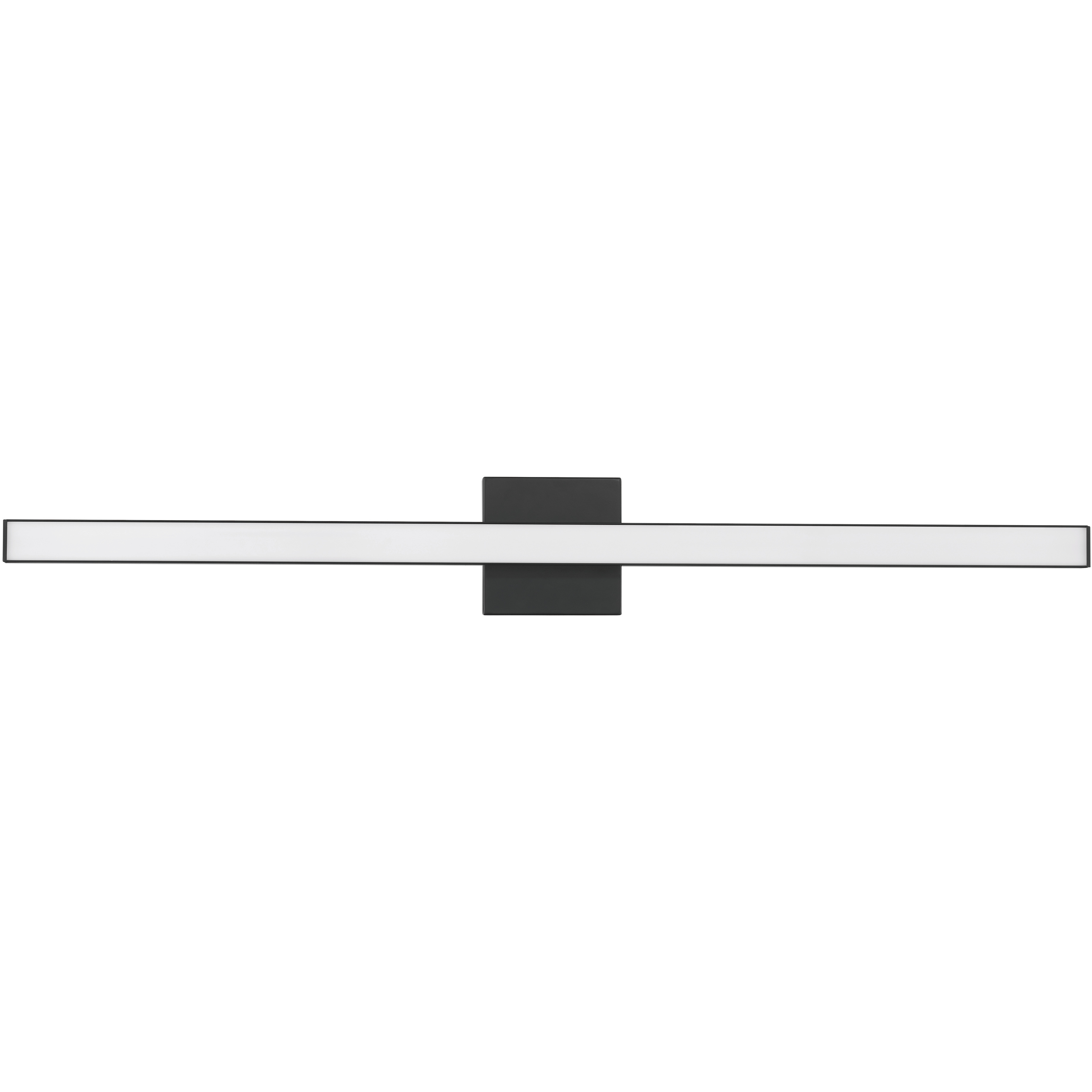 Trim LED 36 inch Flat Black Vanity Light Wall Light