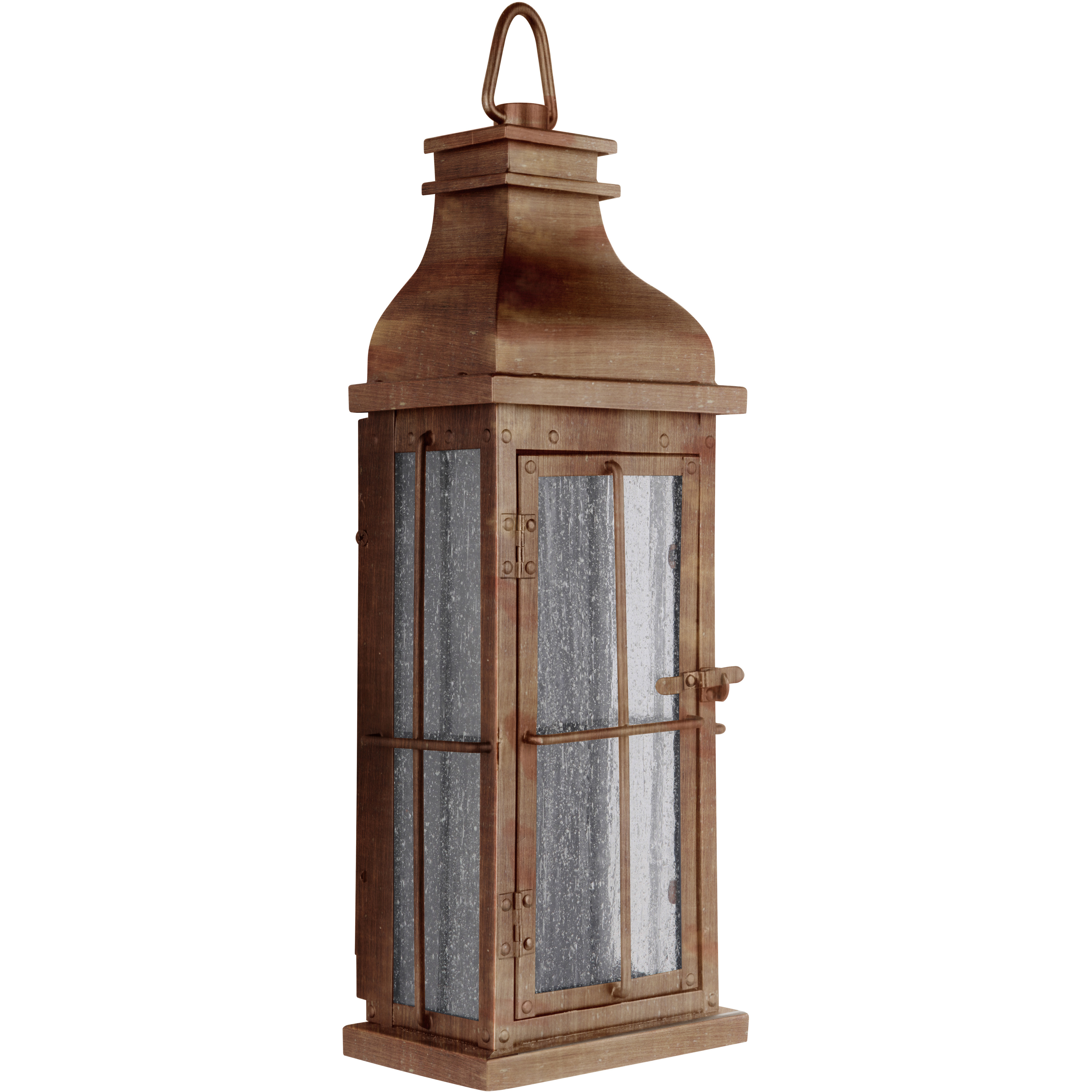 Craftmade ZA1802-WC-LED Vincent Outdoor Wall Mount in Weathered Copper