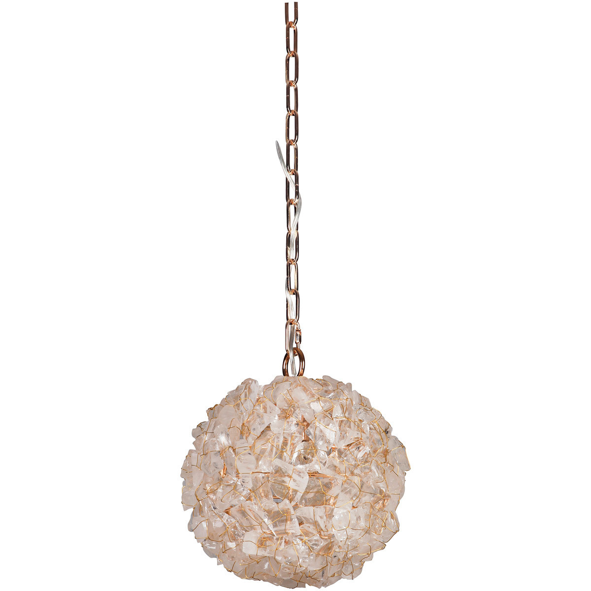Gallery Roxx 1 Light 11.5 inch Gilded Mini Pendant Ceiling Light, Gallery Collection