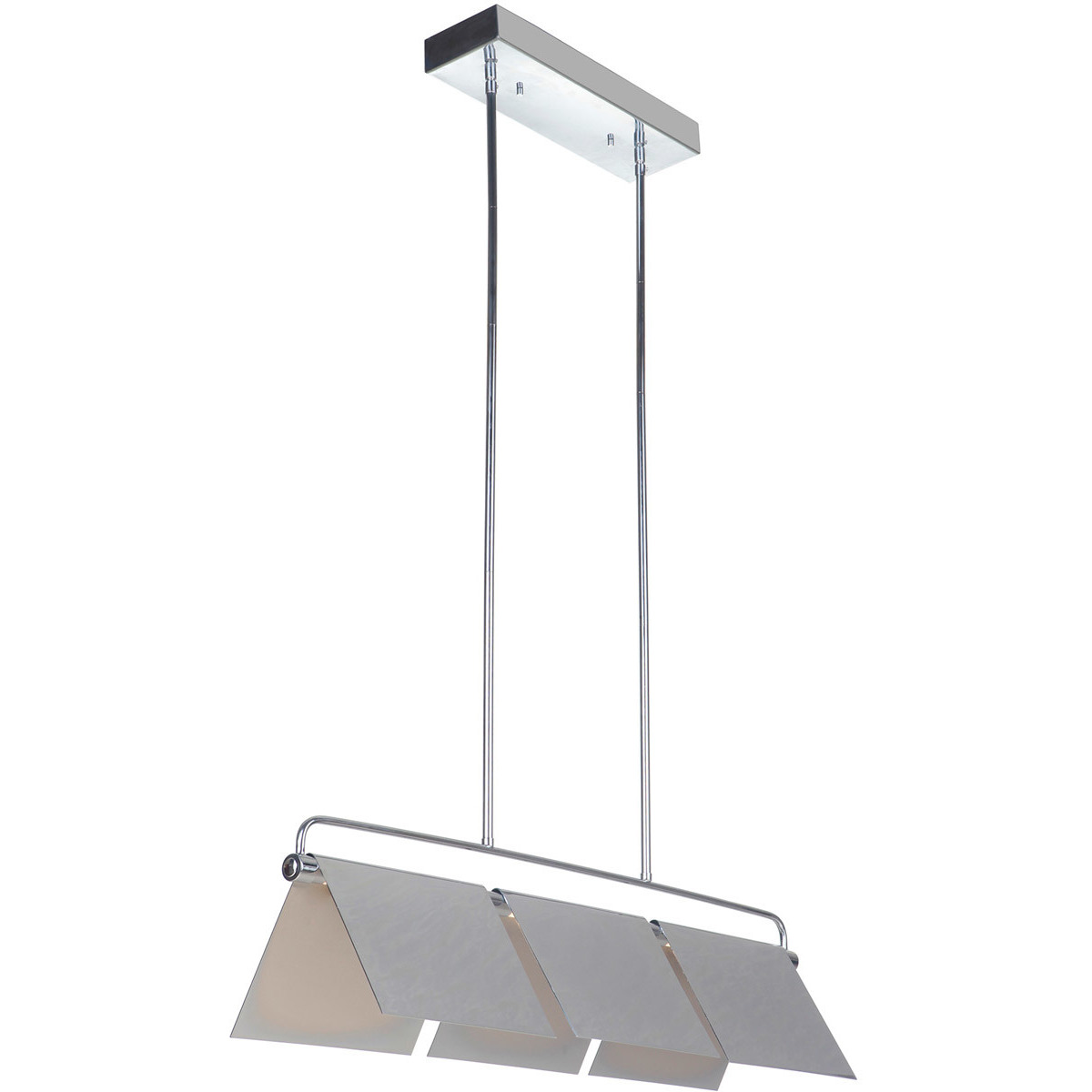 Tente LED 35.75 inch Chrome Island Light Ceiling Light