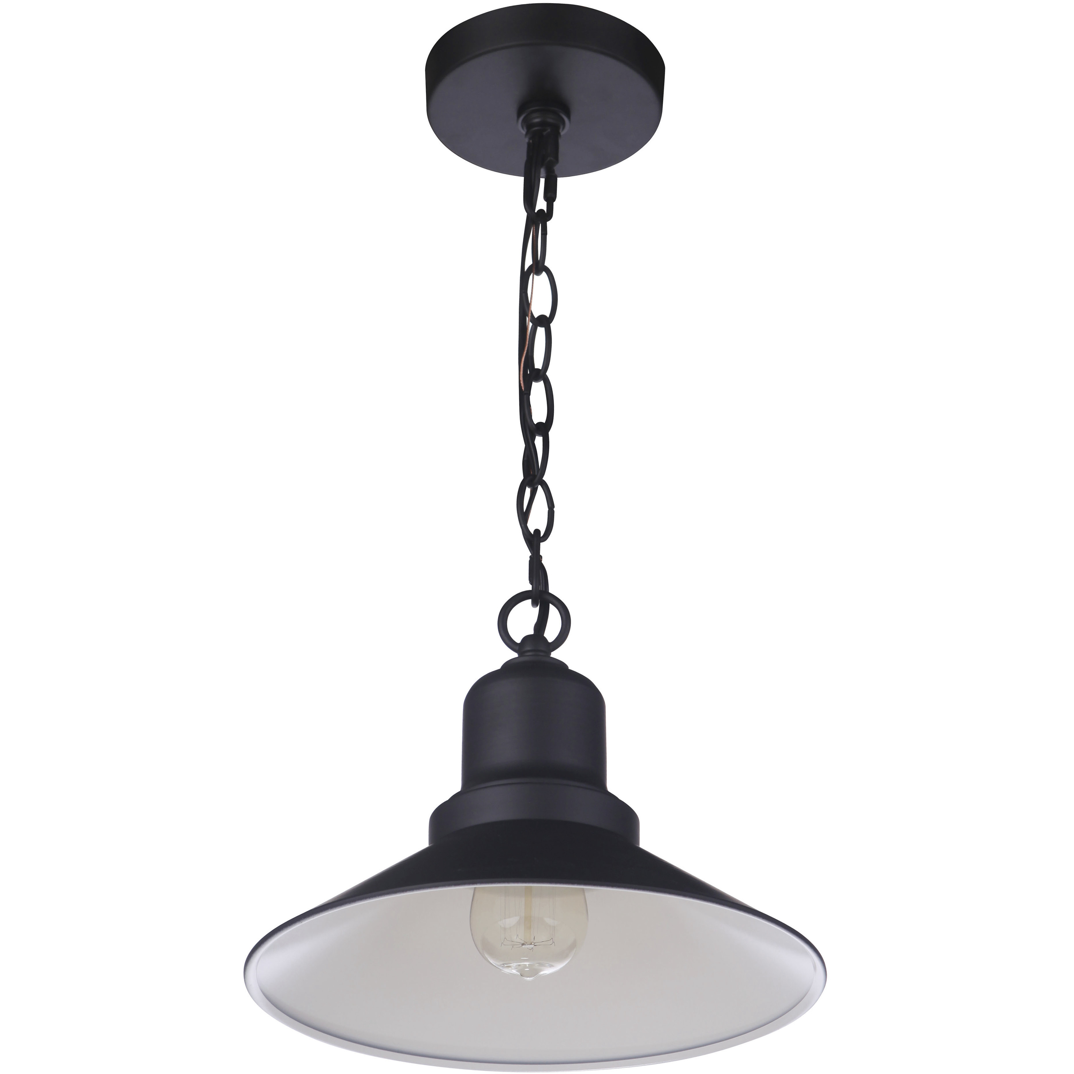 Craftmade ZA5401-MN Singleton 1 Light 11 inch Midnight Outdoor Pendant