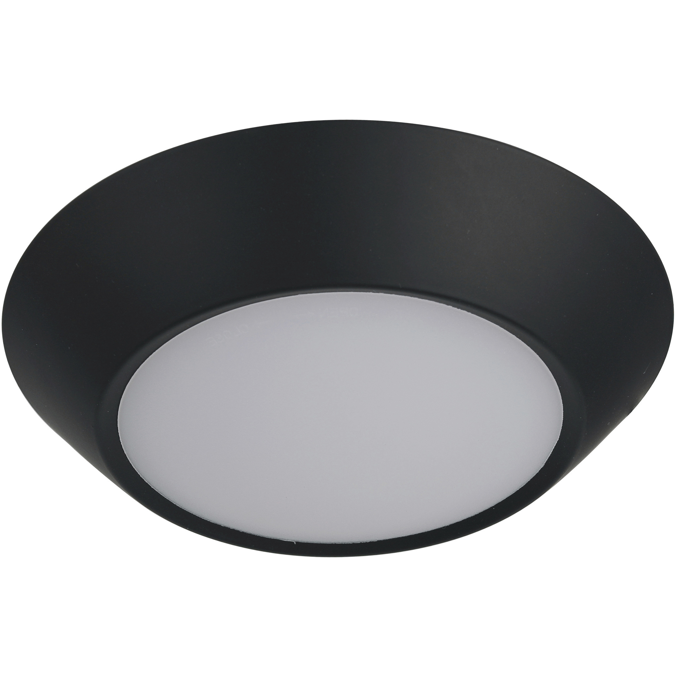 Slim Line LED 5.9 inch Flat Black Flushmount Ceiling Light