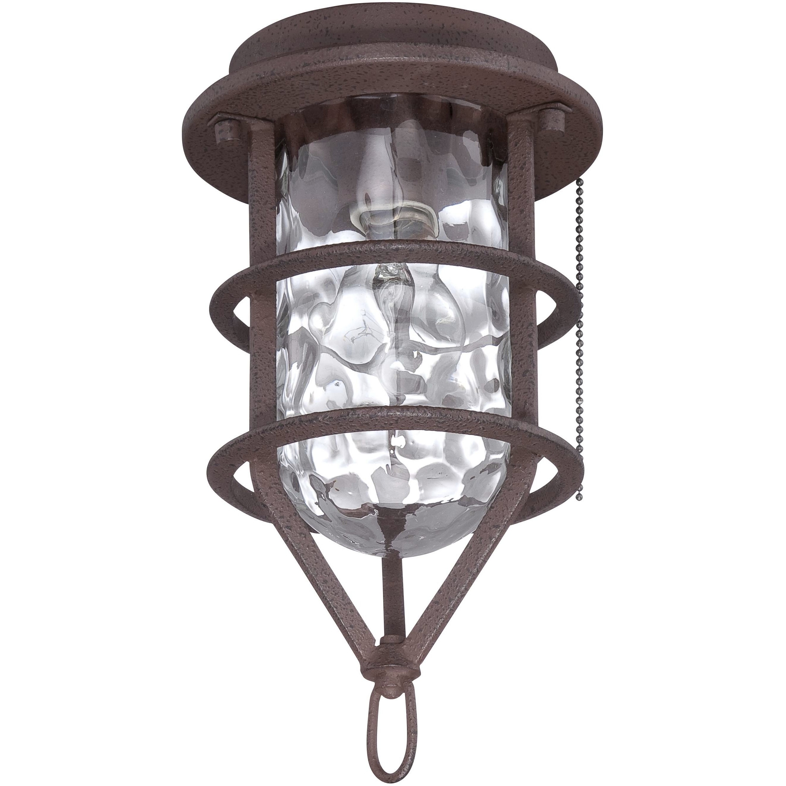 Universal LED Clear Water Outdoor Fan Bowl Light Kit in Flat Black, Bowl
