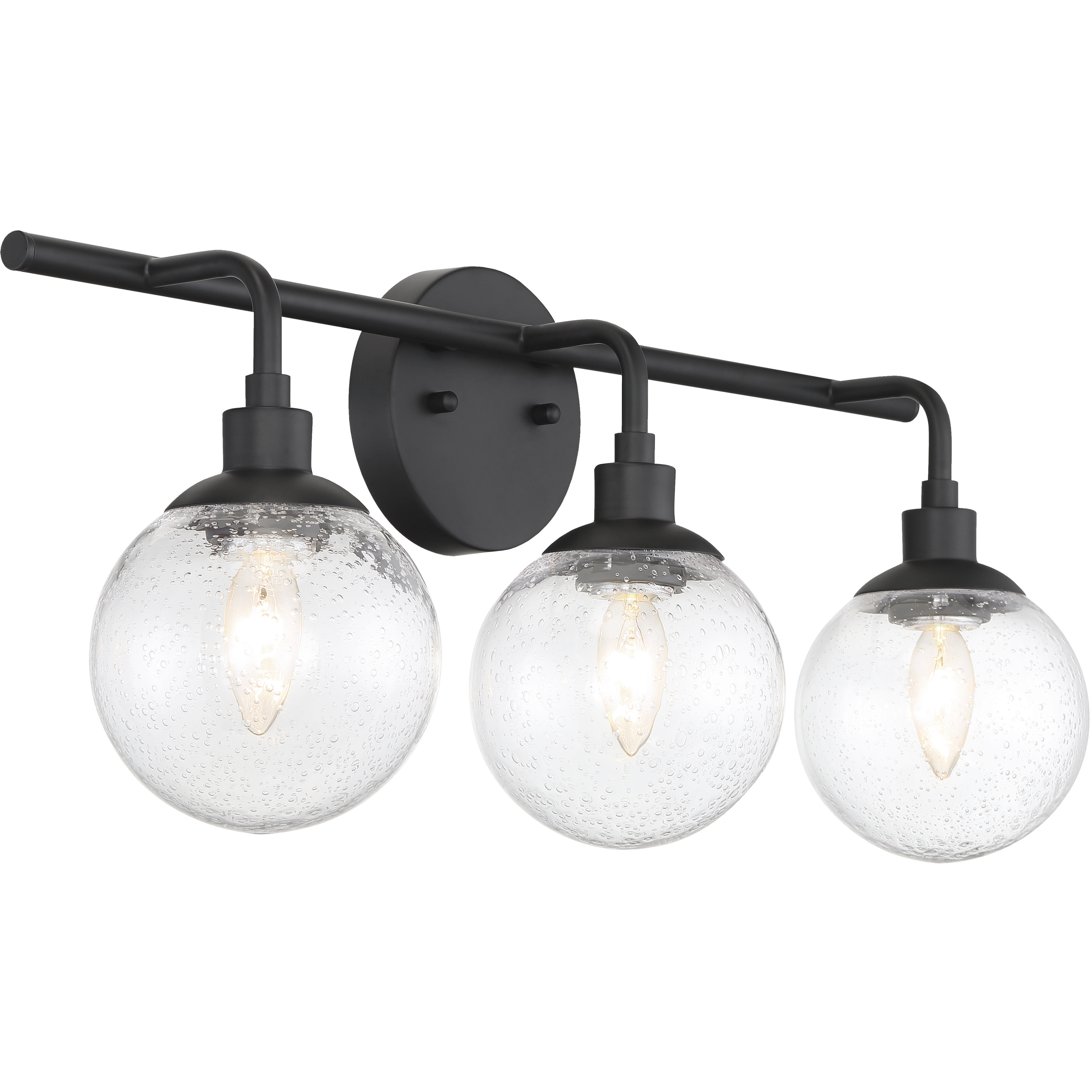 3 light matte black vanity light clearance