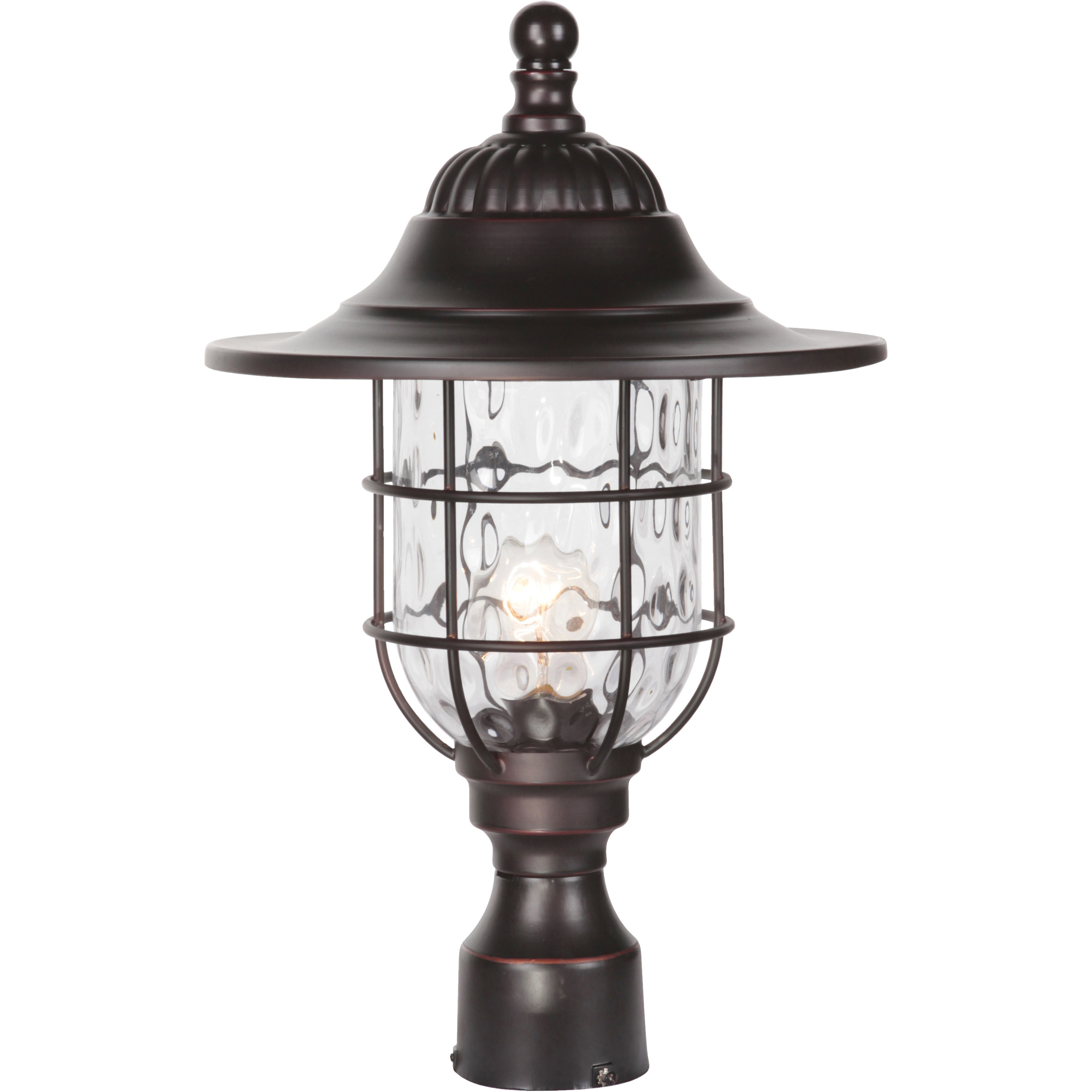 Craftmade | Exteriors Z5825-OBG Fairmont 1 Light 18.13 inch Oiled Bronze  Gilded Outdoor Post Mount, Large