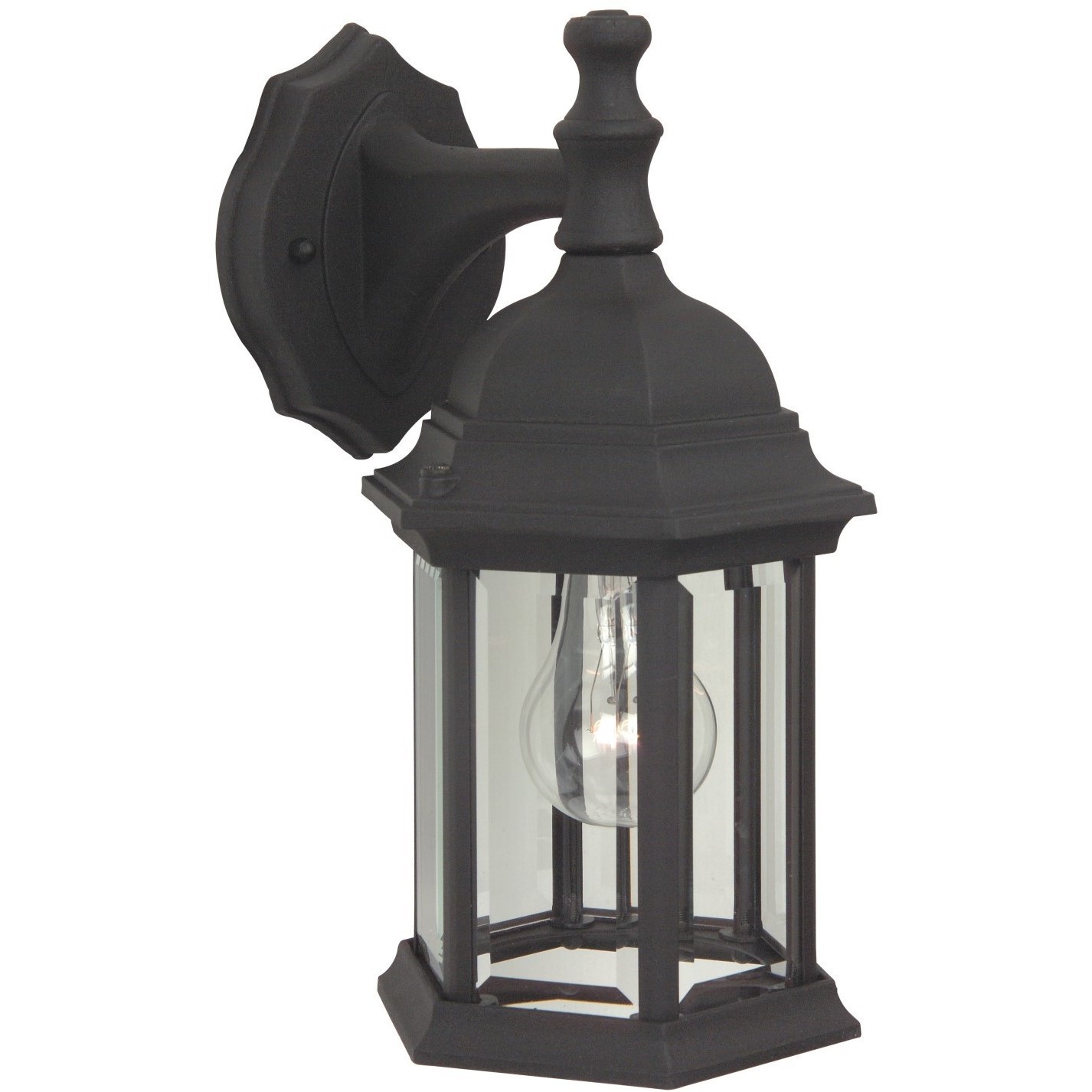 Craftmade Z294-TB Hex Style 1 Light 12 inch Textured Black Outdoor