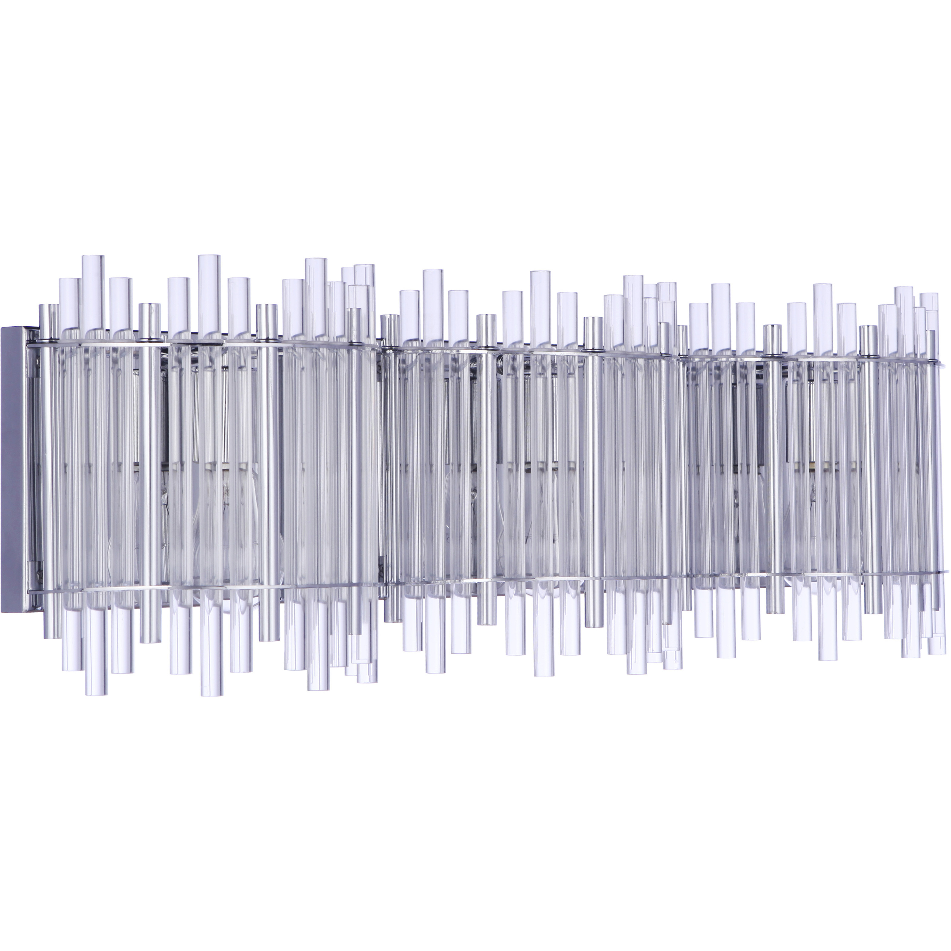 Reveal 3 Light 26 inch Chrome Vanity Light Wall Light