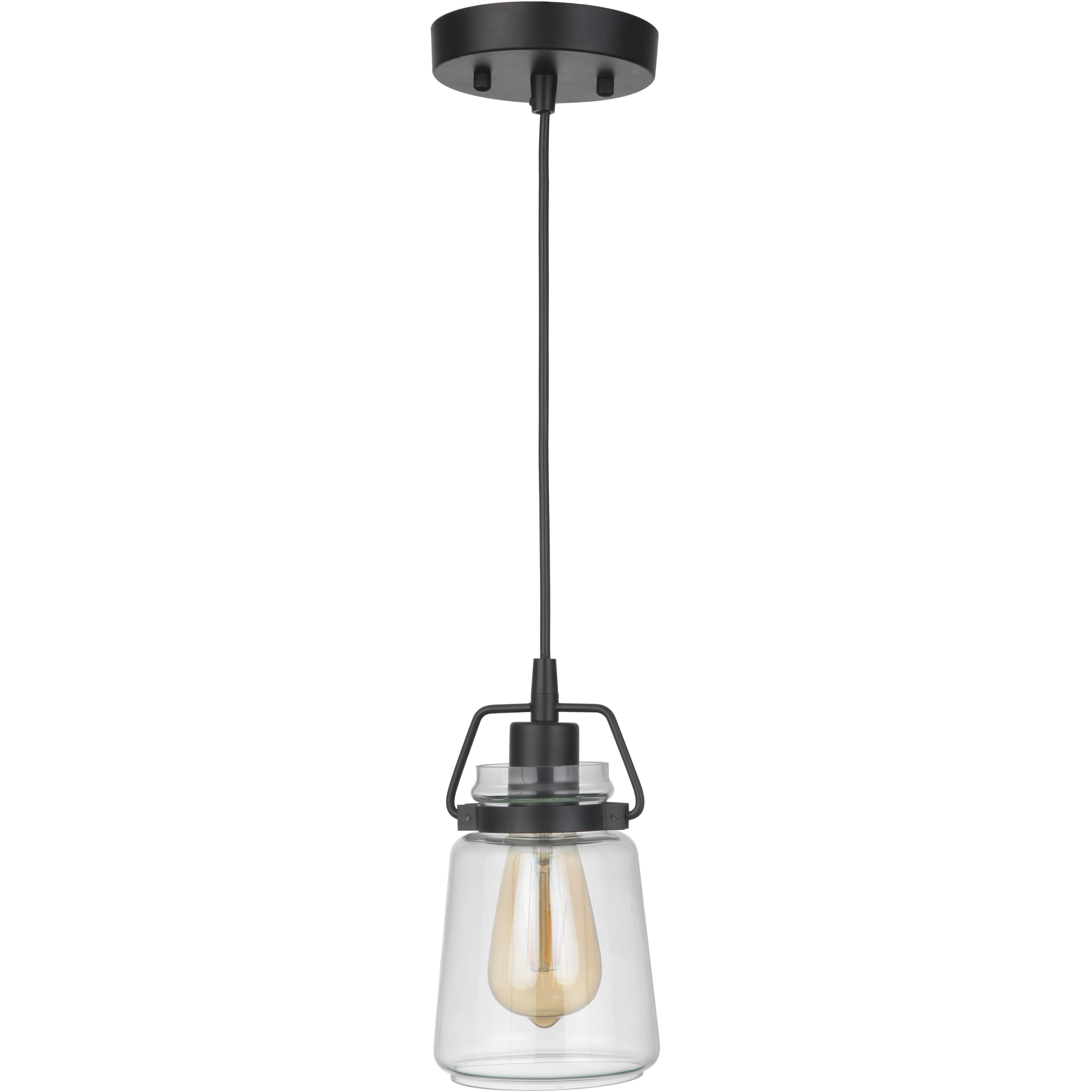 Neighborhood Trystan 1 Light 6 inch Flat Black Mini Pendant Ceiling Light