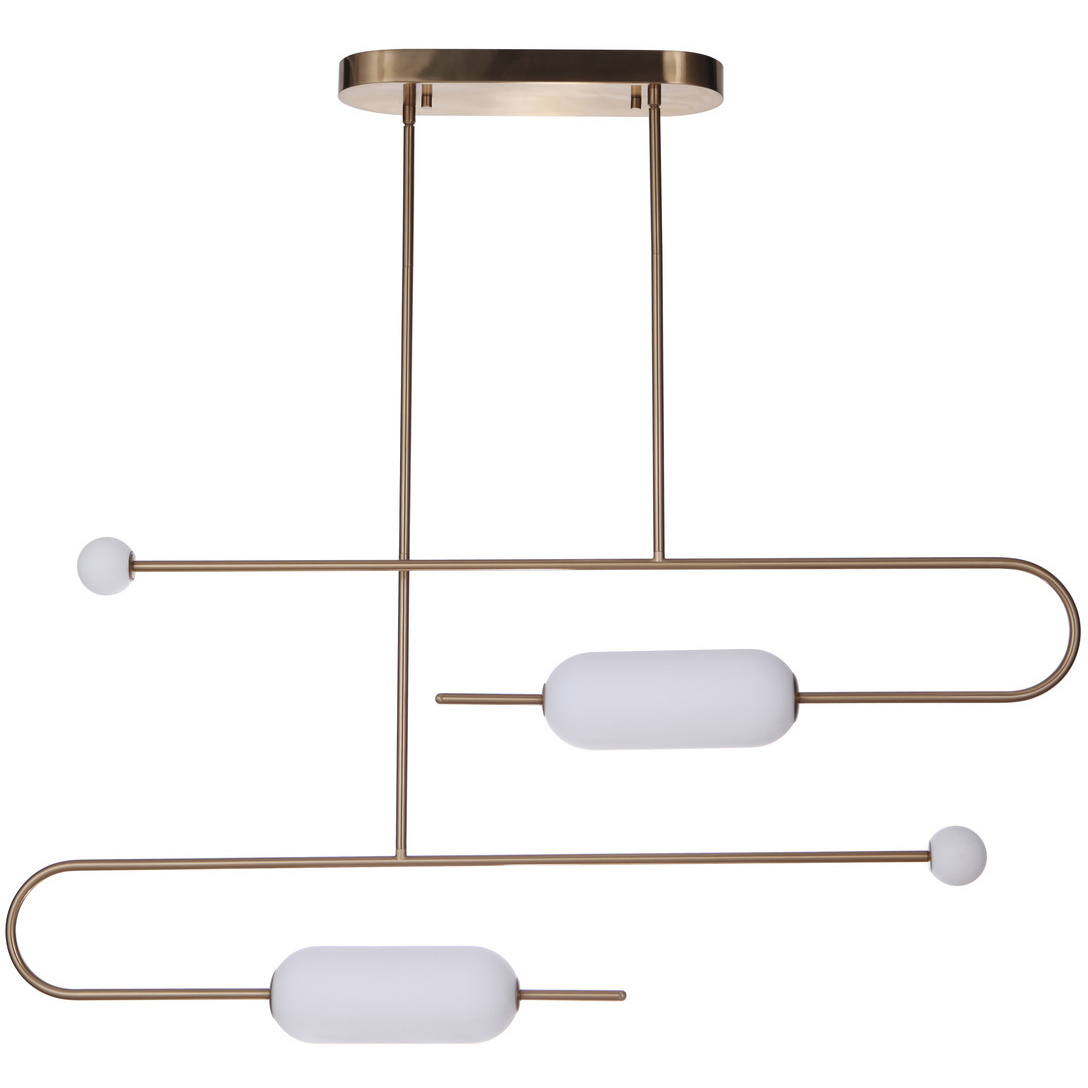 Tuli LED 43.3 inch Satin Brass Island Light Ceiling Light