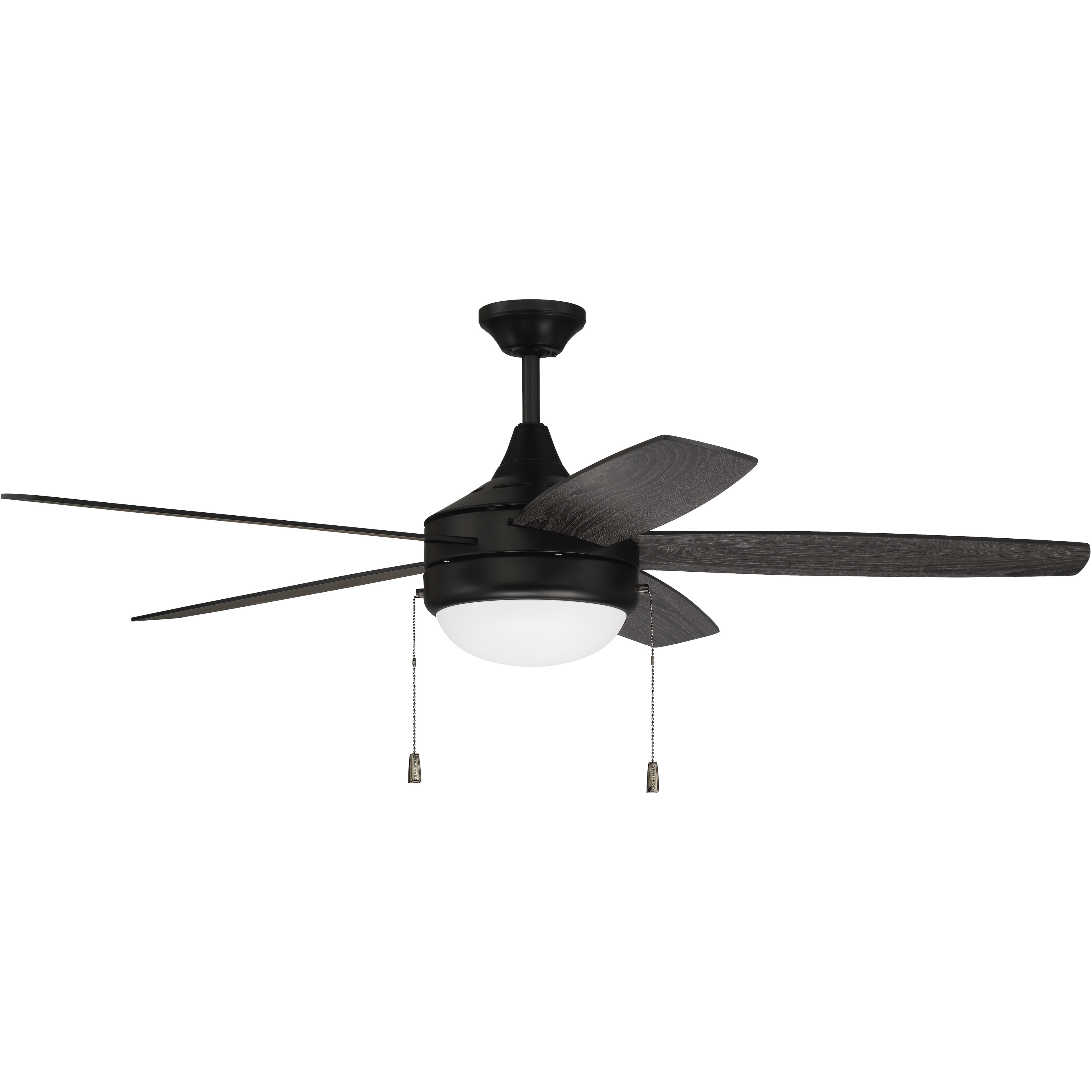 Craftmade PHA52FB5 Phaze 52 inch Flat Black Ceiling Fan in