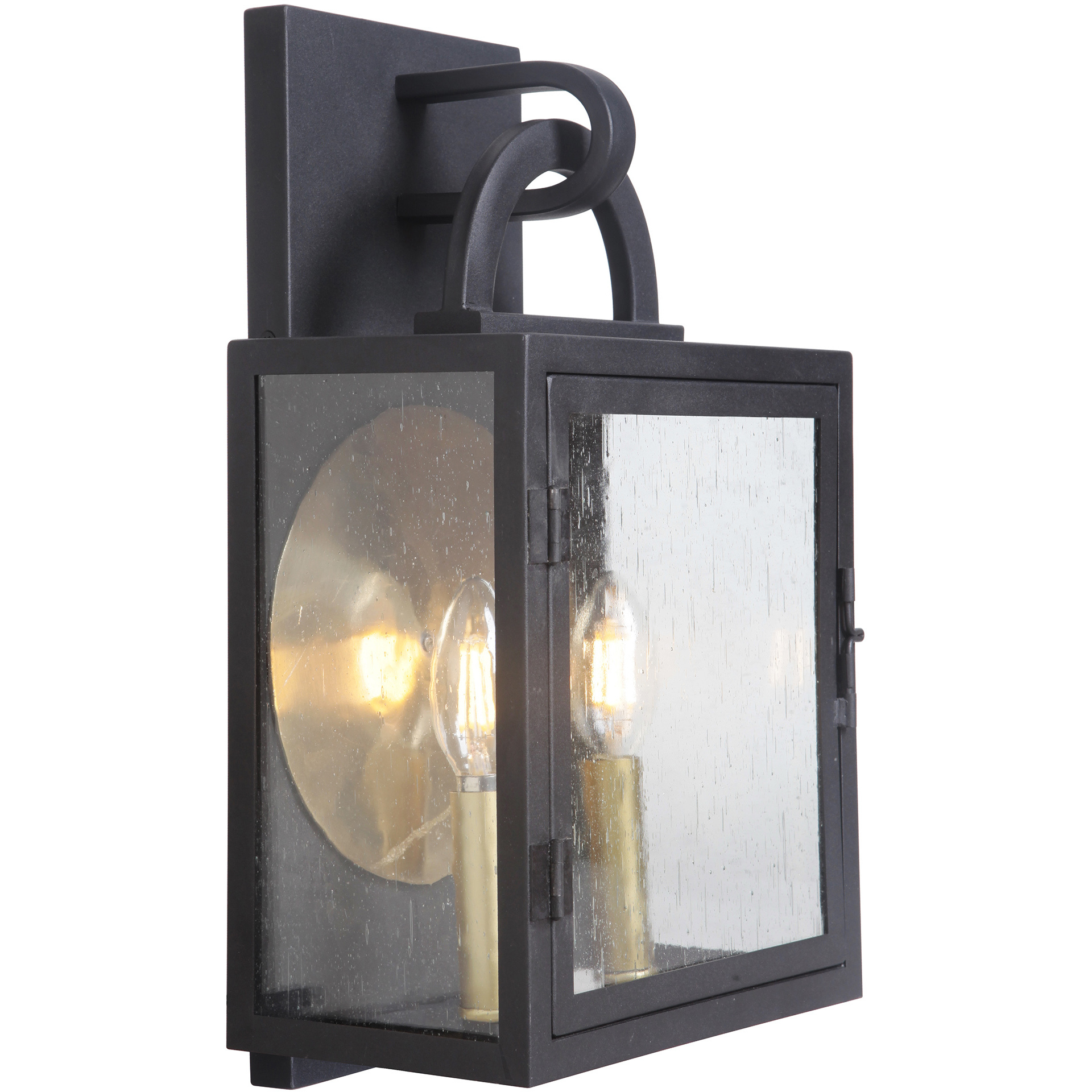 Neighborhood Wolford 2 Light 16 inch Textured Black Outdoor Wall Mount, Medium