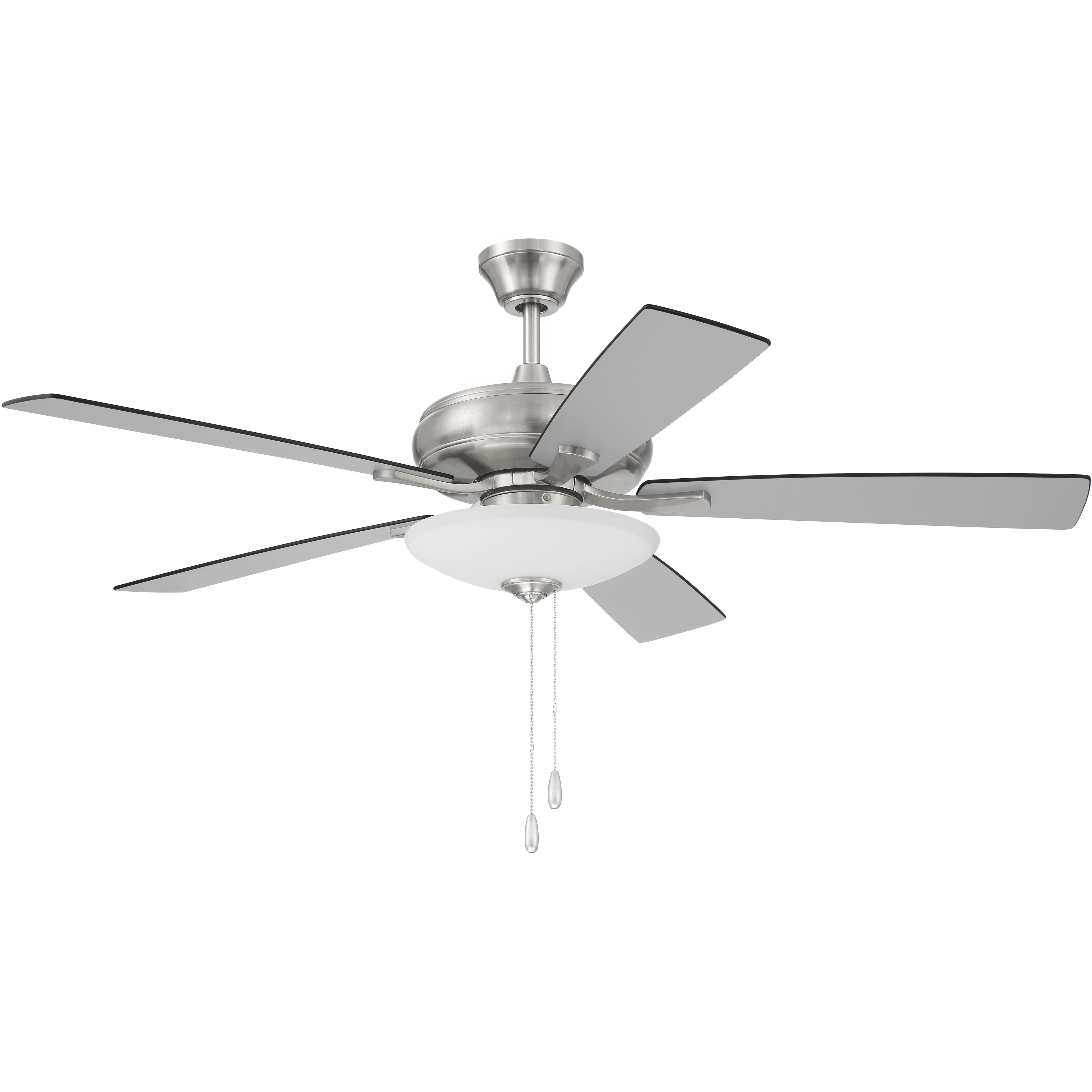 Craftmade ECF111BNK5-BNGW Eos 52 inch Brushed Polished Nickel with 