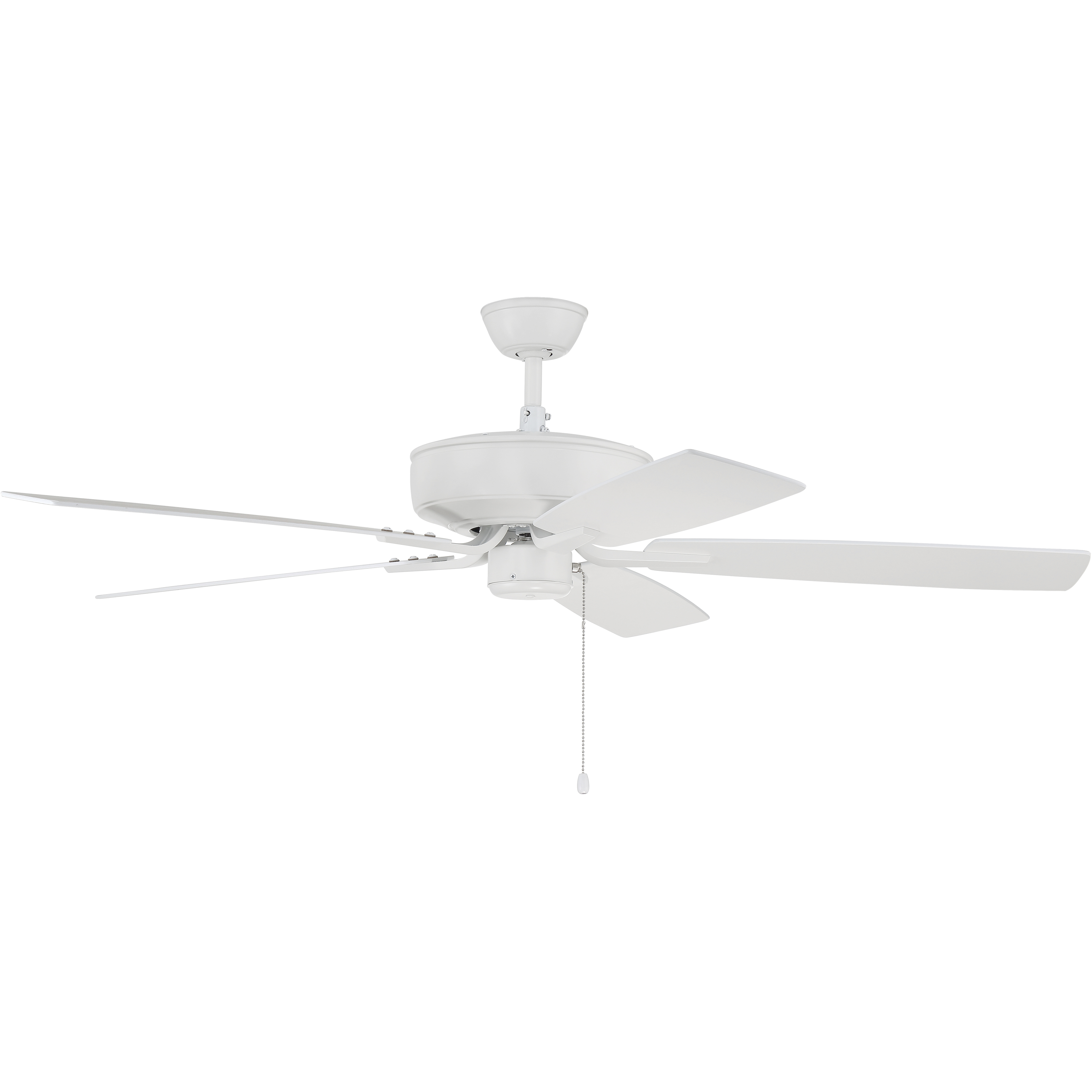 Craftmade P52W5-52WWOK Pro Plus 52 inch White with White/Washed